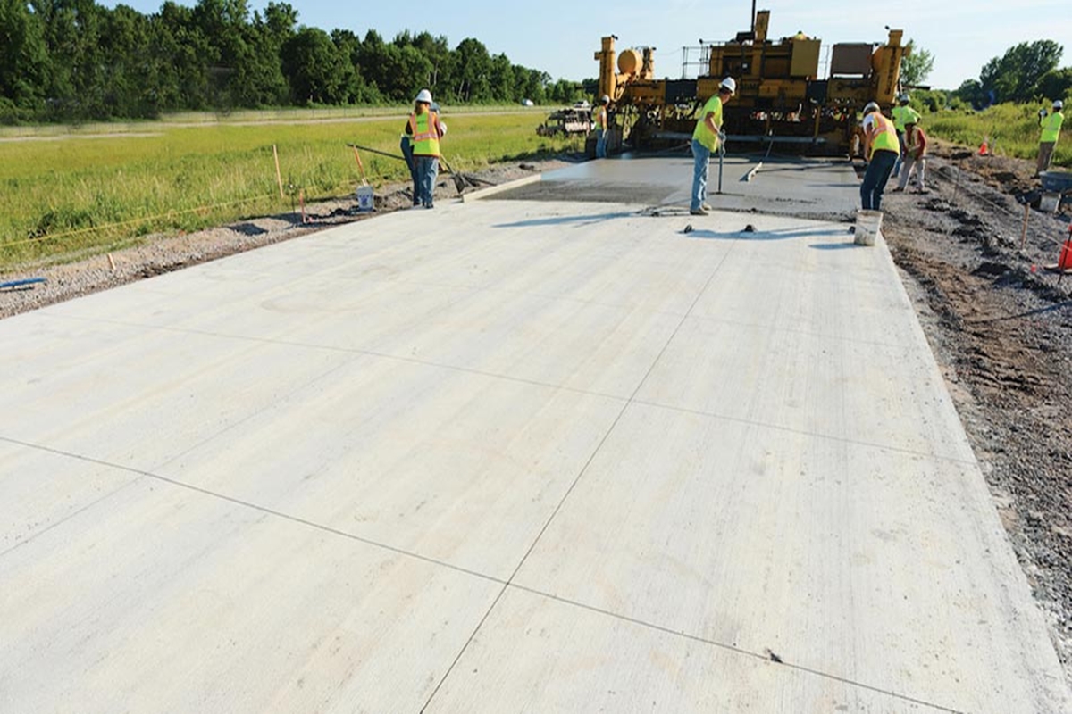 Concrete road