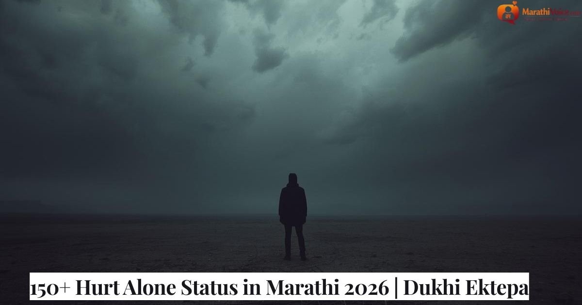 150+ Hurt Alone Status in Marathi 2026 _ Dukhi Ektepa