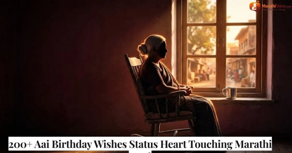 200+ Aai Birthday Wishes Status Heart Touching Marathi 2026