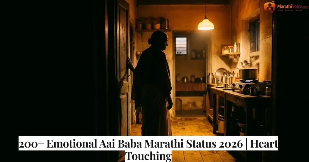 200+ Emotional Aai Baba Marathi Status 2026 _ Heart Touching