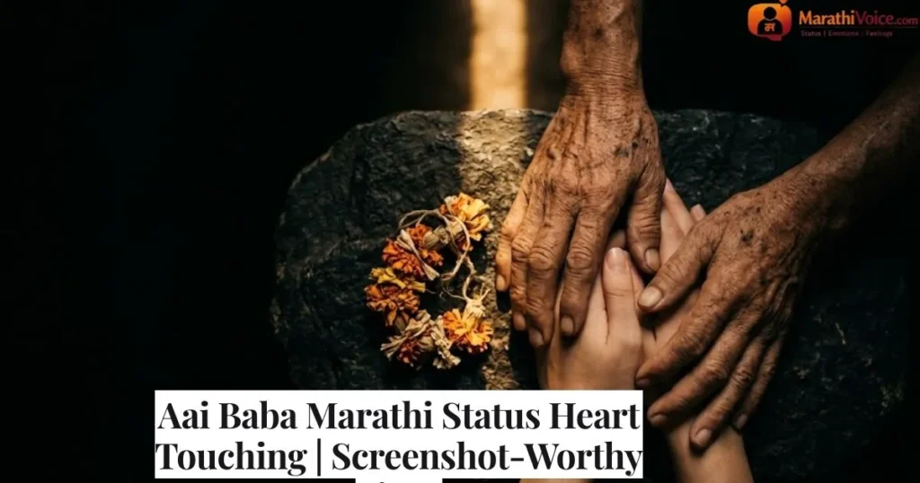 Aai Baba Marathi Status Heart Touching _ Screenshot-Worthy Lines