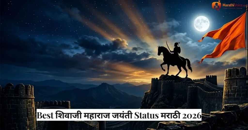Best शिवाजी महाराज जयंती Status मराठी 2026