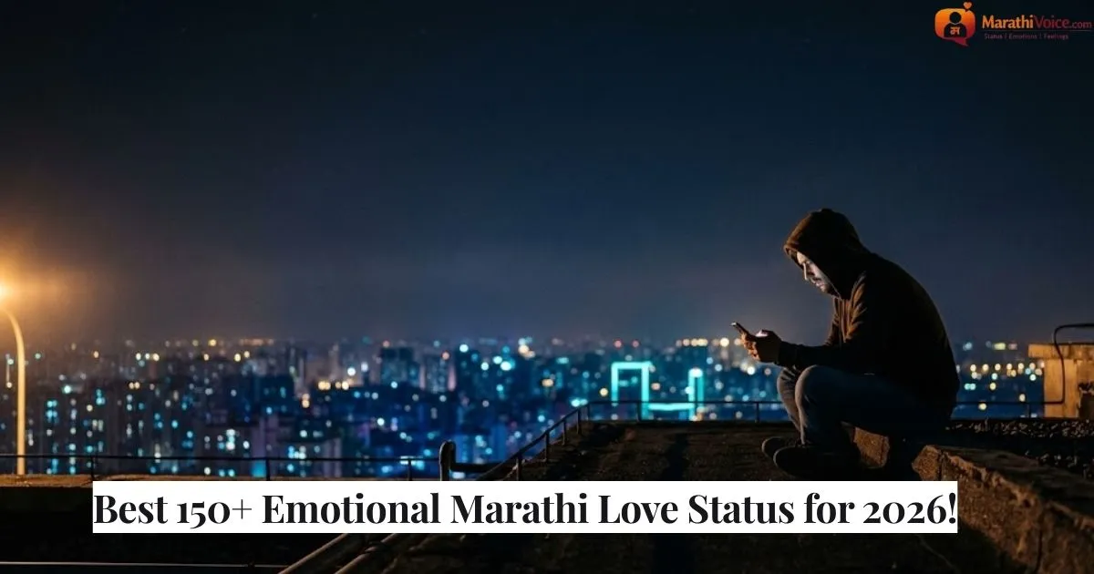 Best 150+ Emotional Marathi Love Status for 2026!