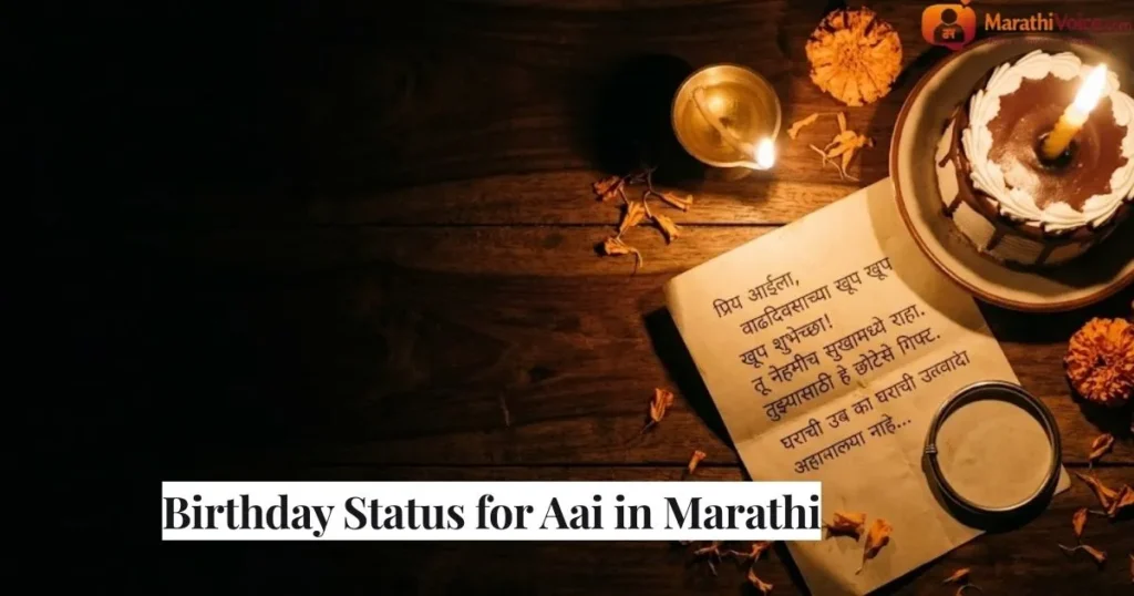 Birthday Status for Aai in Marathi