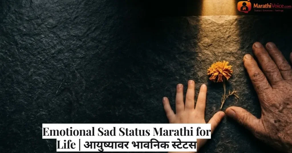 Emotional Sad Status Marathi for Life _ आयुष्यावर भावनिक स्टेटस