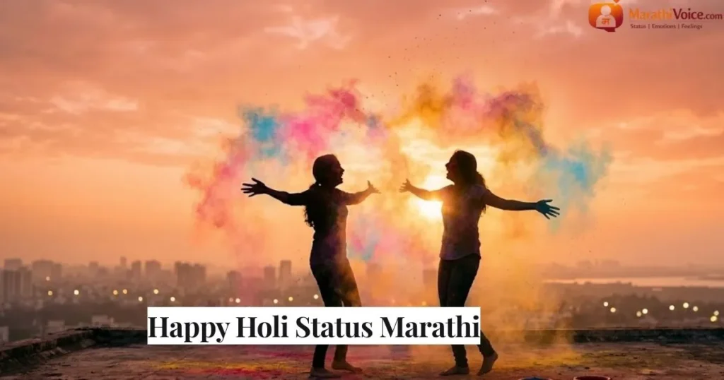 Happy Holi Status Marathi