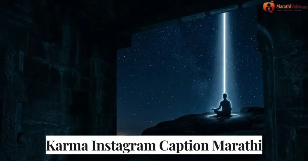 Karma Instagram Caption Marathi
