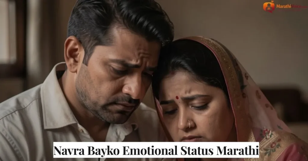 Navra Bayko Emotional Status Marathi