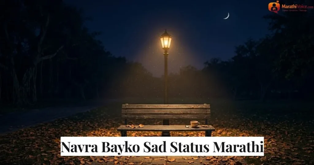 Navra Bayko Sad Status Marathi
