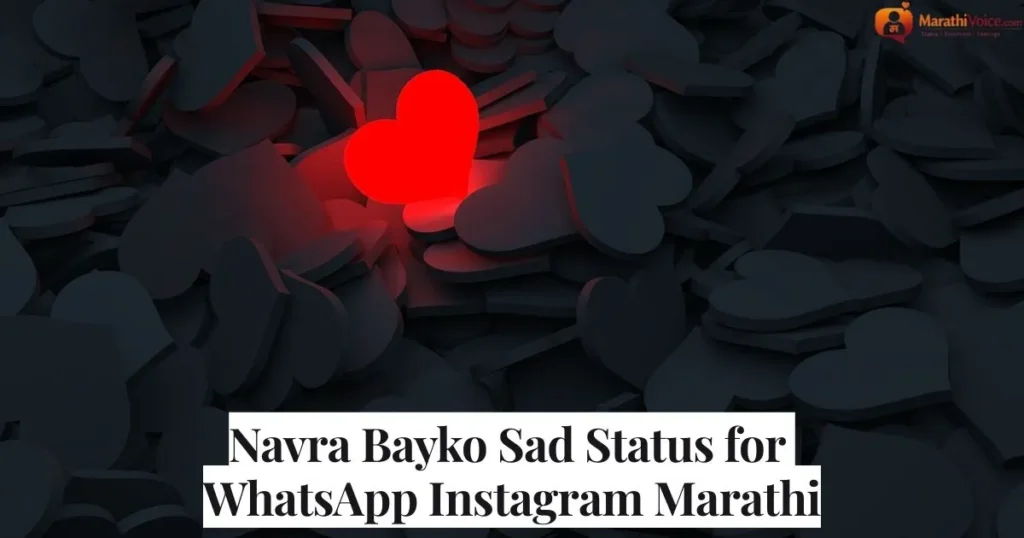 Navra Bayko Sad Status for WhatsApp Instagram Marathi