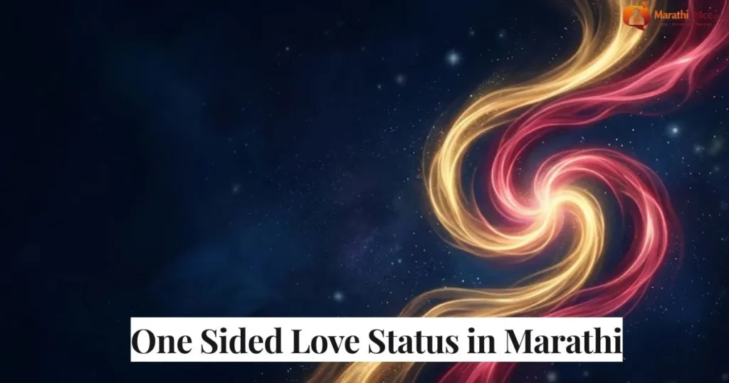 One Sided Love Status in Marathi