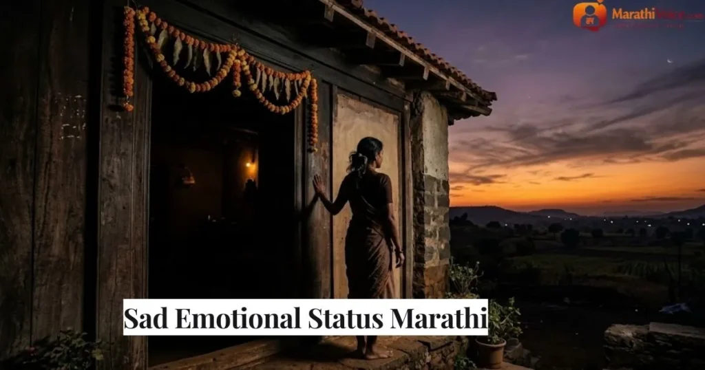 Sad Emotional Status Marathi