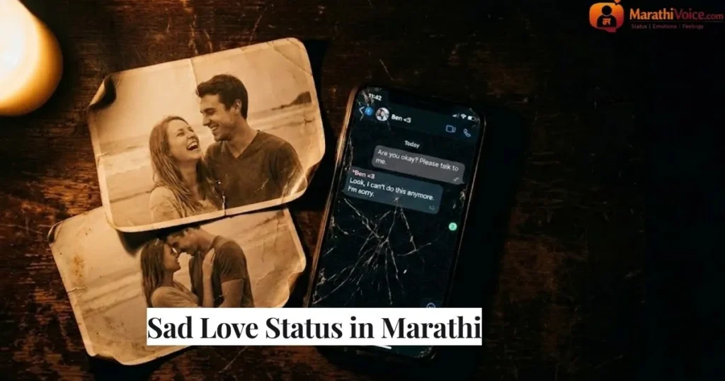 Sad Love Status in Marathi