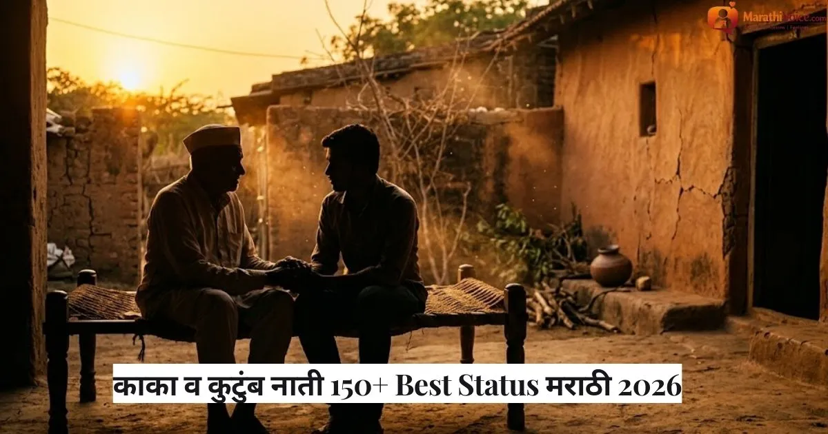 काका व कुटुंब नाती 150+ Best Status मराठी 2026